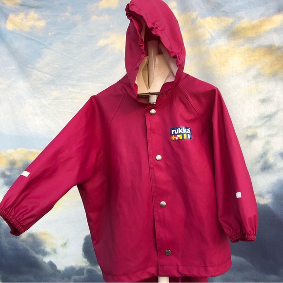 Rukka European rain suit and jacket set, children’s EU size 92 - Picture 3 of 8